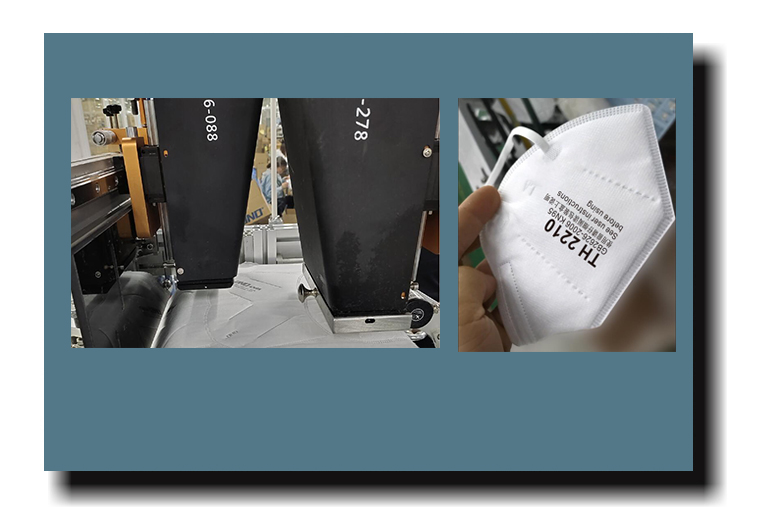 百乐博blbMP-258喷码机在口罩行业的利用视频