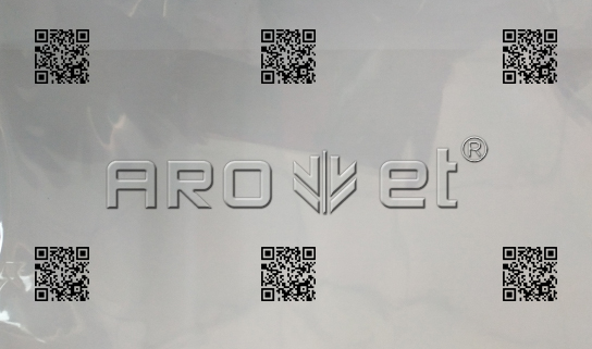 百乐博blbA-one高速UV喷码机在PE膜上喷二维码